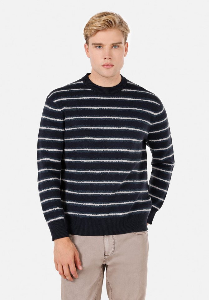 Colins Streifenpullover Colins Regular Fit Rundhals-Streifenpullover für Herren von Colins