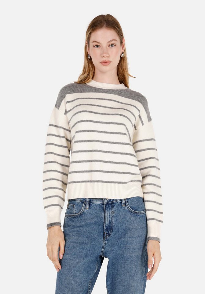 Colins Streifenpullover Colins Regular Fit Rundhalspullover für Damen von Colins