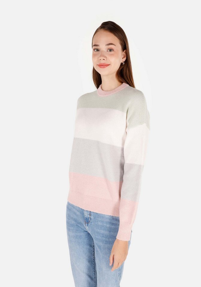 Colins Streifenpullover Colins Regular Fit Rundhalspullover für Damen Colins Streifenpullover Colins Regular Fit Rundhalspullover für Damen von Colins