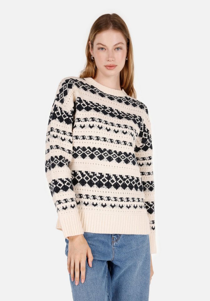 Colins Streifenpullover Colins Regular Fit Rundhalspullover für Damen Colins Streifenpullover Colins Regular Fit Rundhalspullover für Damen von Colins