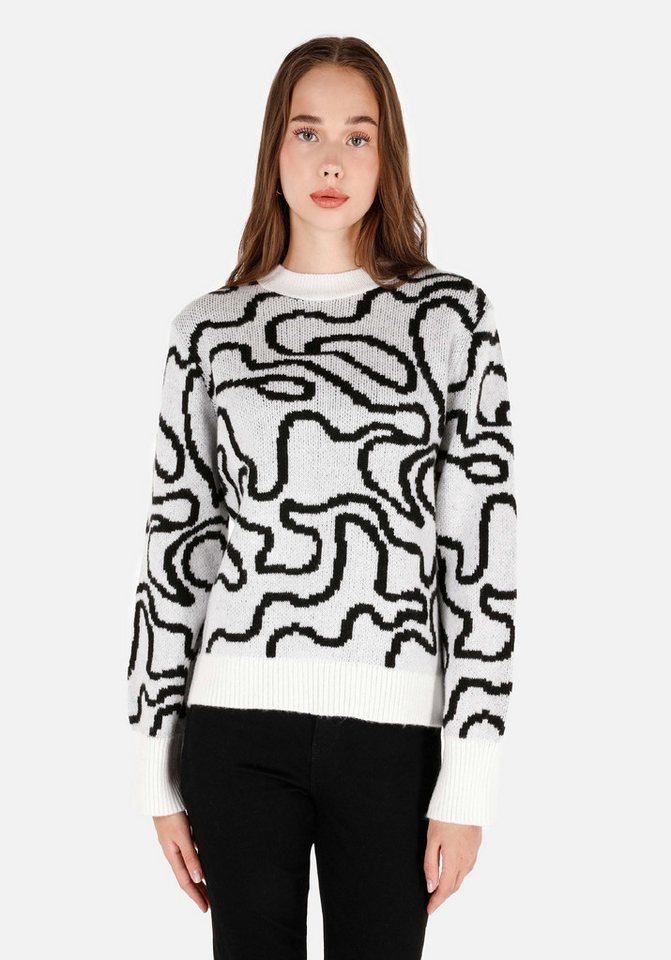 Colins Streifenpullover Colins Regular Fit Rundhalspullover für Damen von Colins