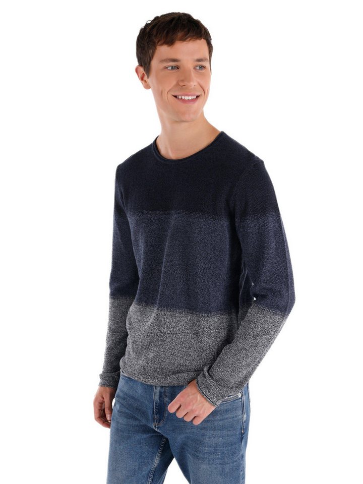 Colins Streifenpullover Colins Regular Fit Rundhalspullover für Herren von Colins