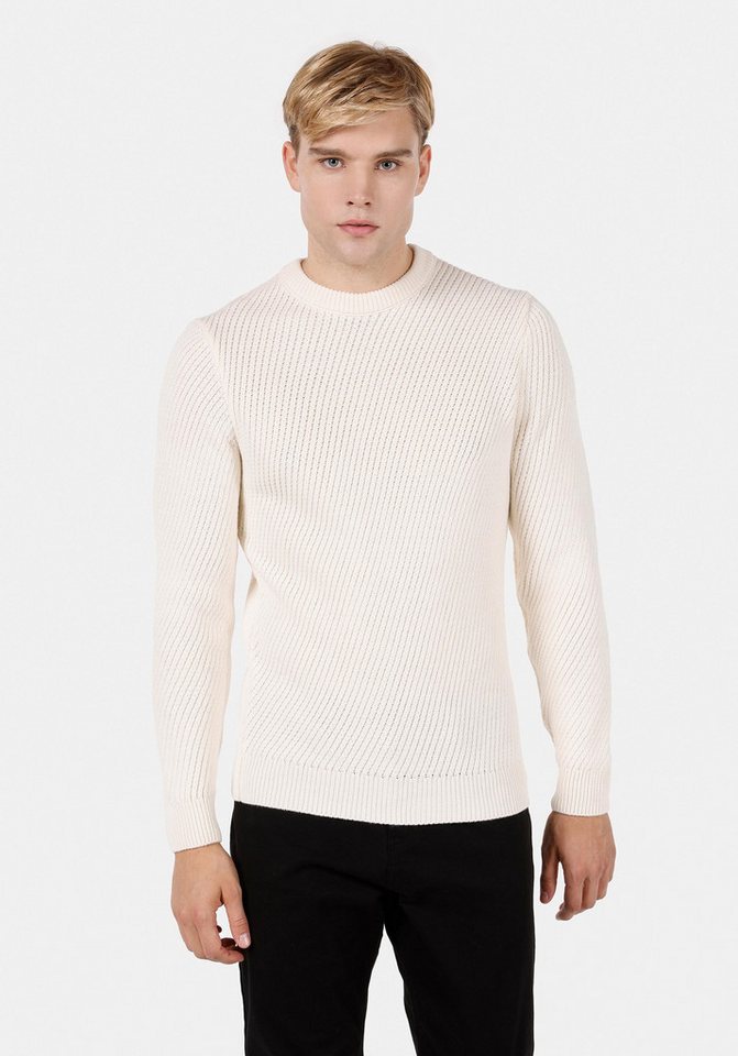 Colins Streifenpullover Colins Regular Fit Rundhalspullover für Herren von Colins