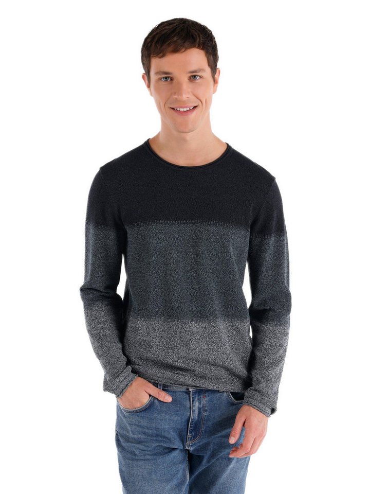 Colins Streifenpullover Colins Regular Fit Rundhalspullover für Herren von Colins