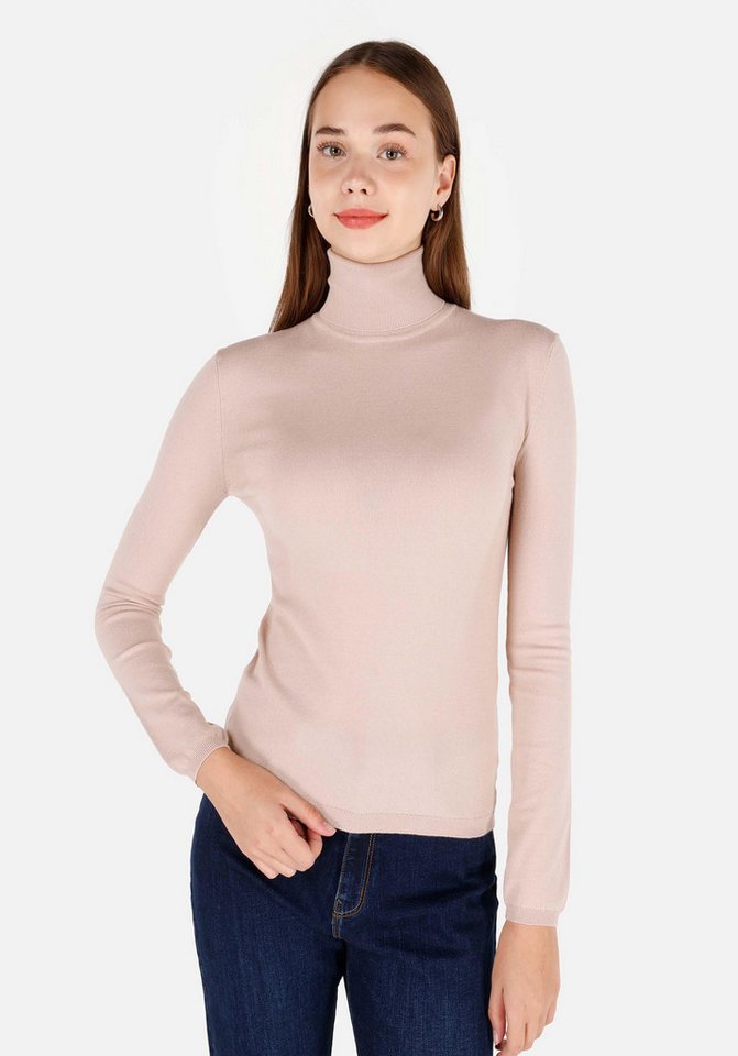 Colins Streifenpullover Colins Slim Fit Rollkragenpullover für Damen von Colins