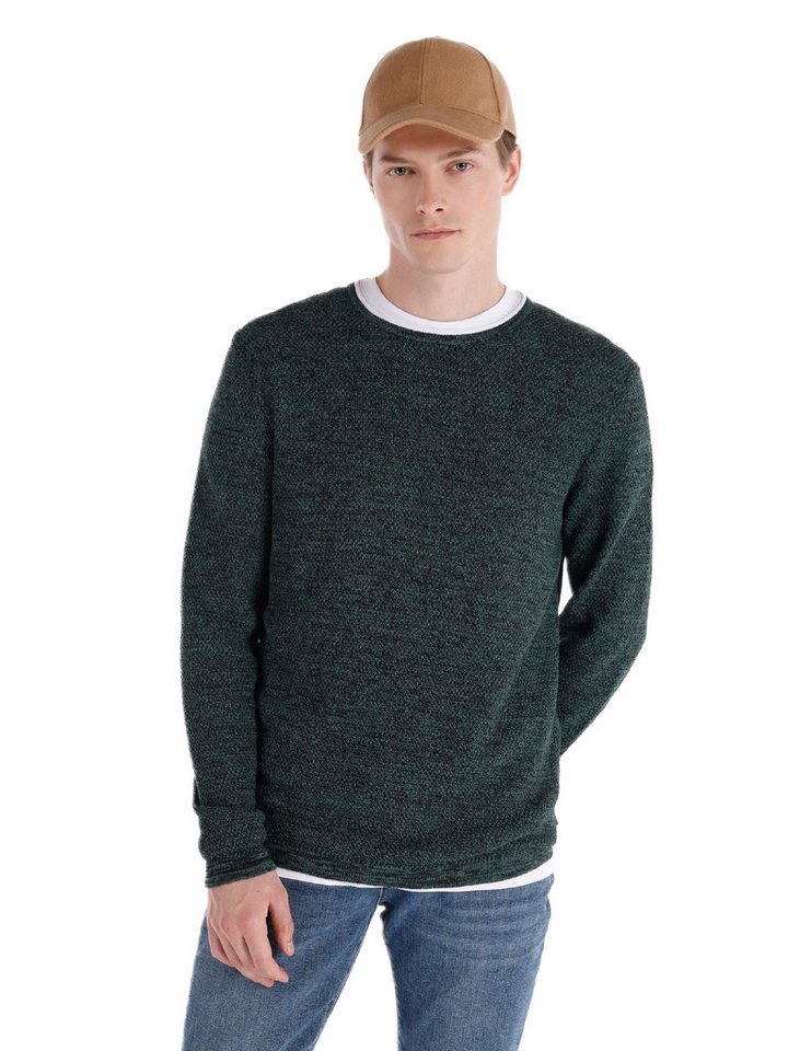 Colins Streifenpullover Colins Slim Fit Rundhalspullover für Herren von Colins