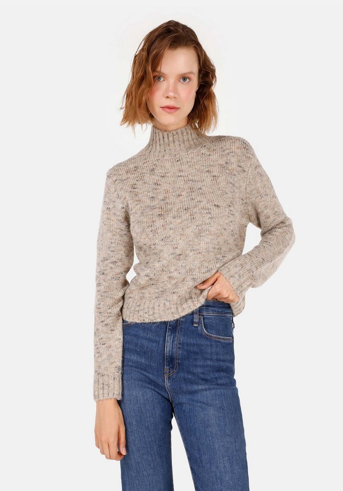 Colins Streifenpullover Colins Slim Fit Stehkragen Damenpullover von Colins