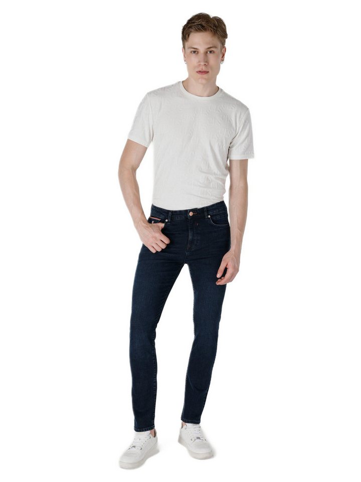 Colins Stretch-Jeans 035 Ryan Super Slim Fit Dunkelblaue Herren-Jeanshose mit hoher Taille von Colins