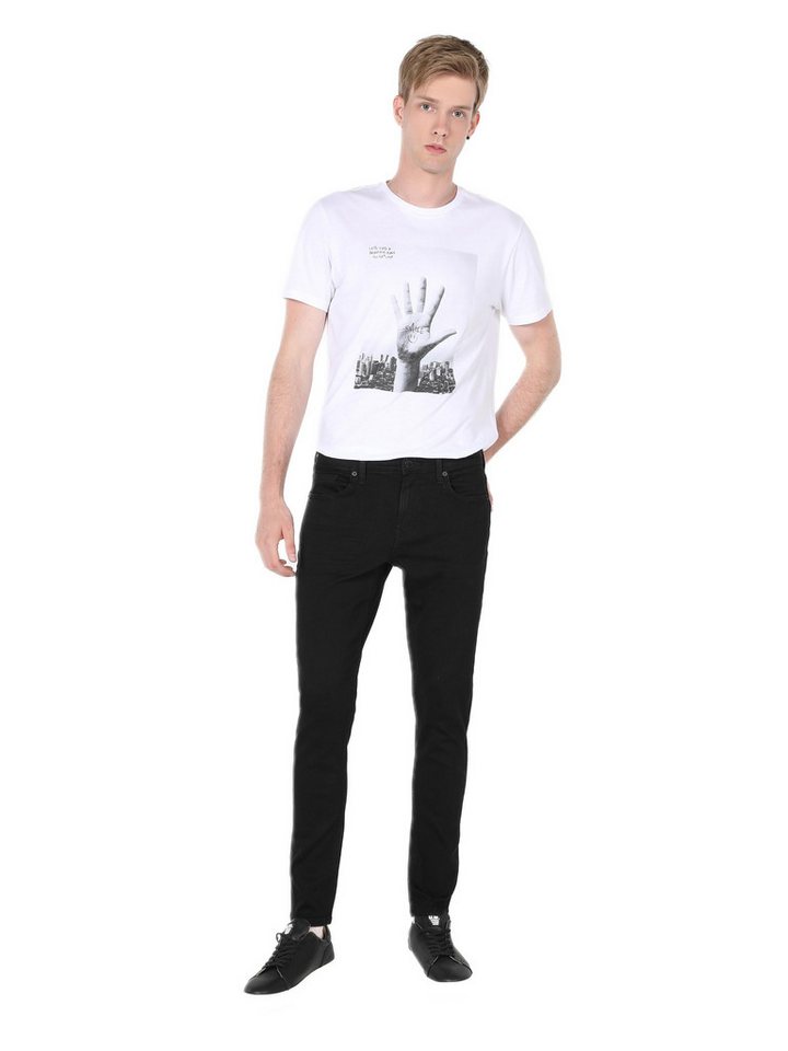 Colins Stretch-Jeans Danny Low Waist Slim Fit Slim Fit Schwarz Herren-Jeanshosen von Colins