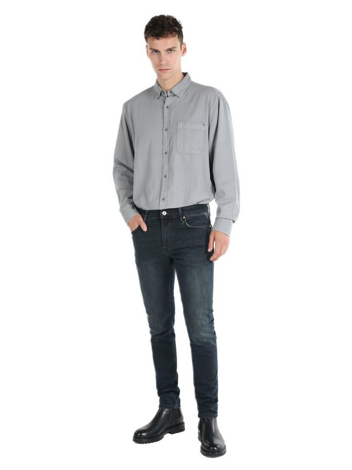 Colins Stretch-Jeans Danny Slim Fit Dunkelblaue Herren Hose mit Niedriger Taille und Gerade von Colins