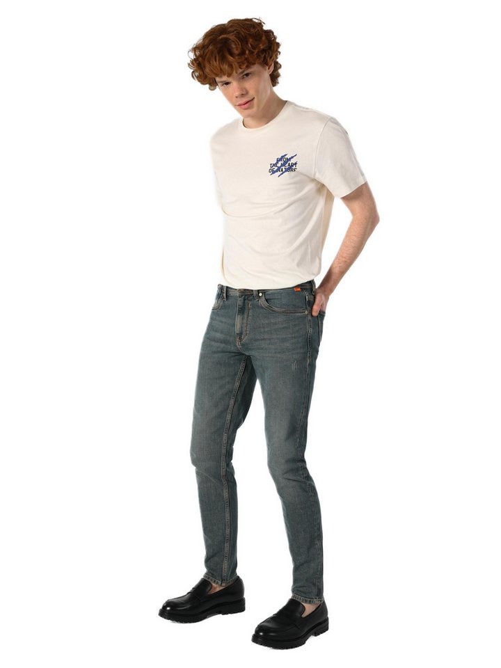 Colins Stretch-Jeans Danny Slim Fit Jeans Hose für Herren mit Niedriger Taille und Geradem von Colins