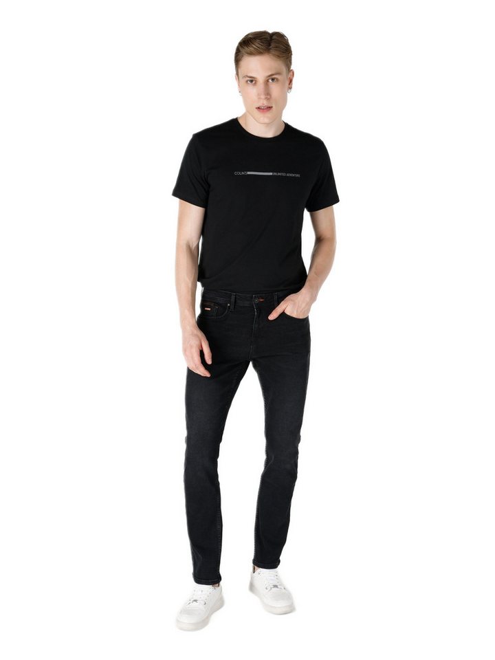 Colins Stretch-Jeans Karl Herren Jeans Hose mit Normaler Passform, Niedriger Taille und Ger von Colins