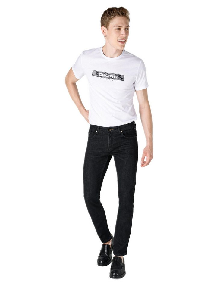 Colins Stretch-Jeans Karl Straight Fit Herren Jeans Hose mit Niedriger Taille und Geradem B von Colins