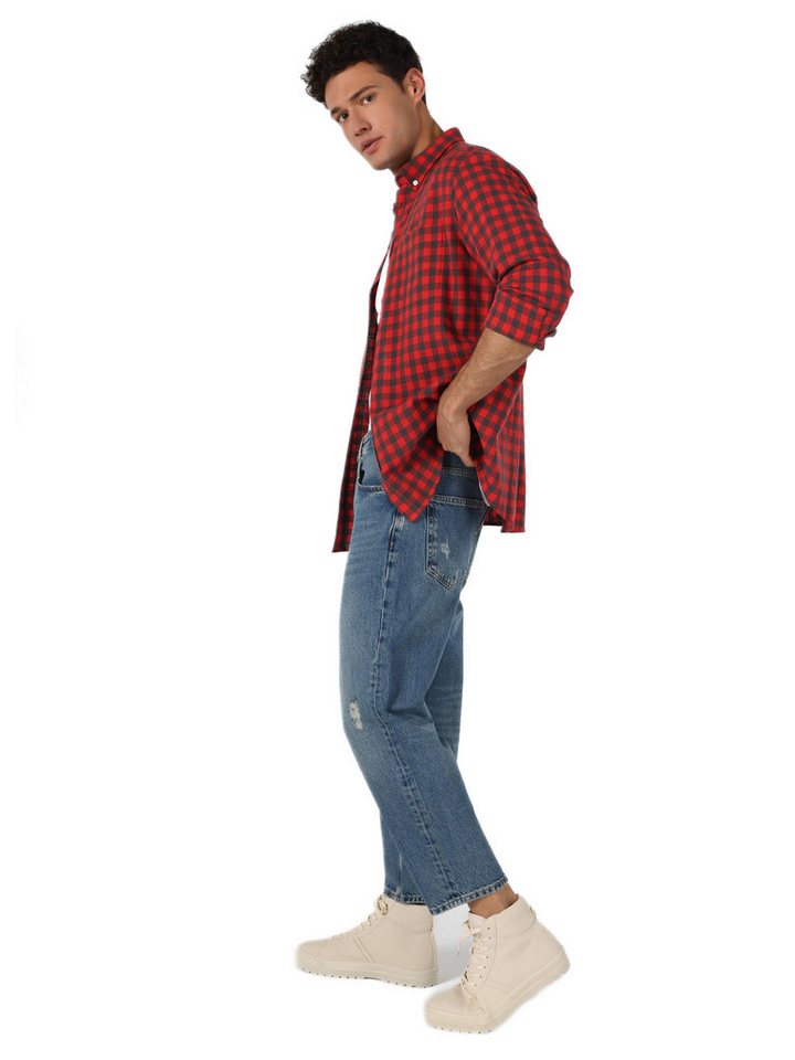 Colins Stretch-Jeans Milas Loose Relaxed Fit Blaue Herren Jeans Hose von Colins