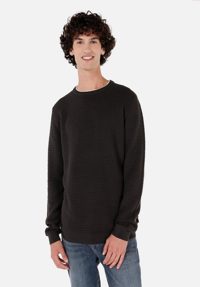 Colins Strickpullover Colins Regular Fit Rundhals-Jacquard-Herrenpullover Colins Strickpullover Colins Regular Fit Rundhals-Jacquard-Herrenpullover von Colins