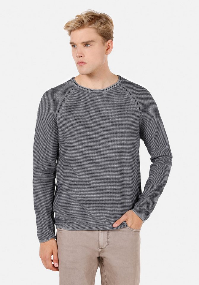 Colins Strickpullover Colins Regular Fit Rundhals-Jacquard-Herrenpullover von Colins