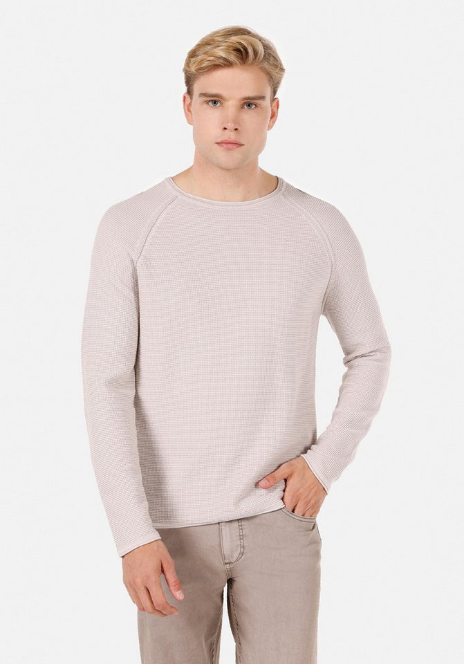 Colins Strickpullover Colins Regular Fit Rundhals-Jacquard-Herrenpullover von Colins