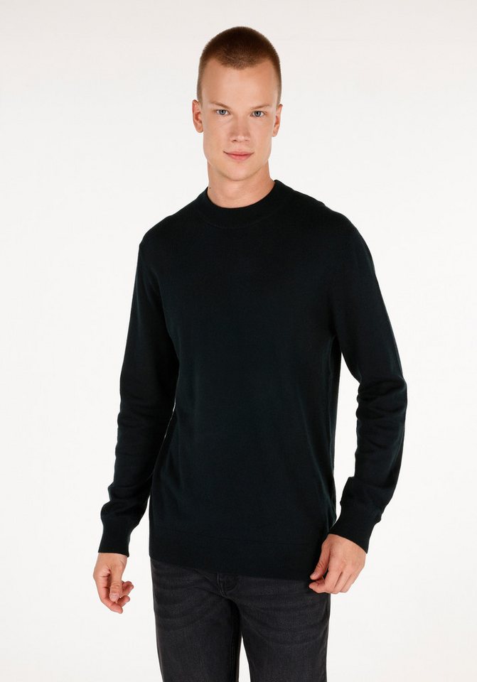 Colins Strickpullover Colins Regular Fit Rundhals-Jacquard-Herrenpullover von Colins
