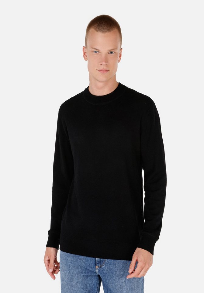 Colins Strickpullover Colins Regular Fit Rundhals-Jacquard-Herrenpullover von Colins