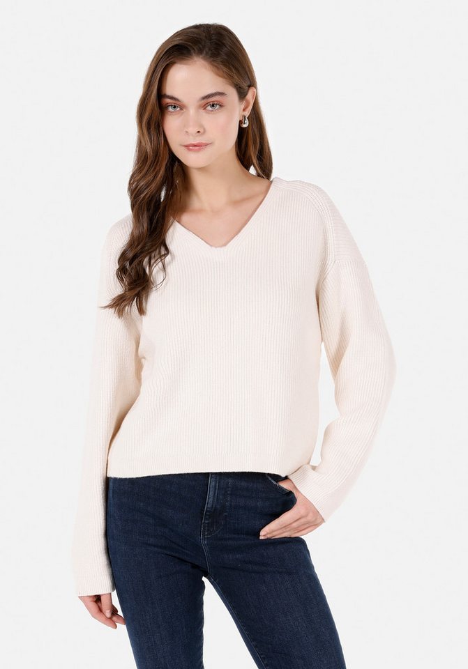 Colins Strickpullover Colins Regular Fit V-Ausschnitt Unifarbener Damenpullover Colins Strickpullover Colins Regular Fit V-Ausschnitt Unifarbener Damenpullover von Colins