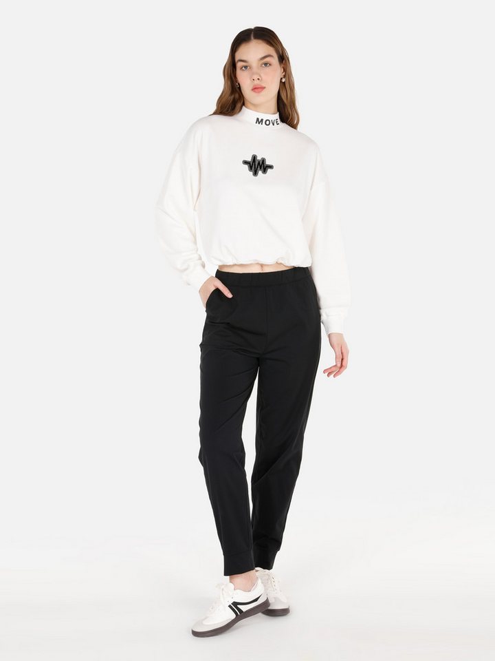 Colins Sweatponcho Colins Regular Fit Damen-Jogginghose mit mittlerer Taille von Colins