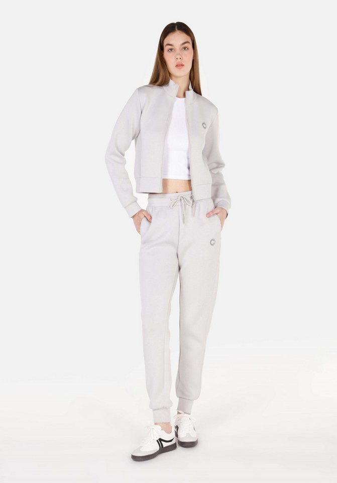 Colins Sweatponcho Colins Regular Fit Mid Waist Graue Jogginghose für Damen von Colins