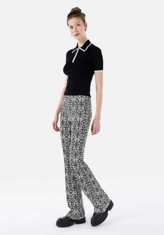 Colins Sweatponcho Colins Slim Fit Mid Waist Bedruckte Damen-Jogginghose von Colins