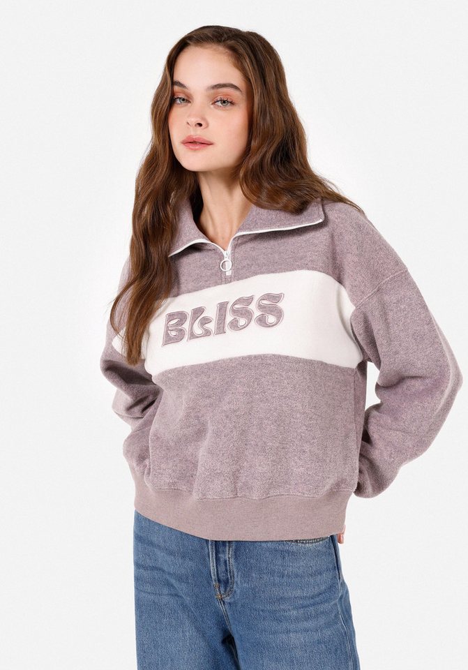 Colins Sweatshirt Colins Regular Fit Damen-Sweatshirt mit Reißverschluss von Colins