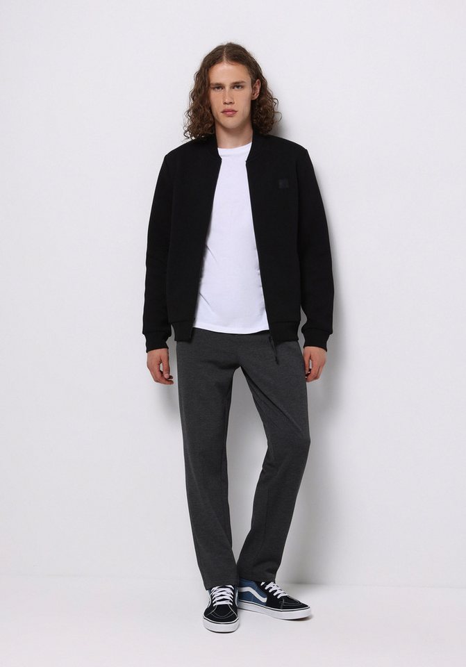 Colins T-Shirt Colins Herrenhose, Regular Fit, mittlere Taille, gerades Bein, Anthraz von Colins