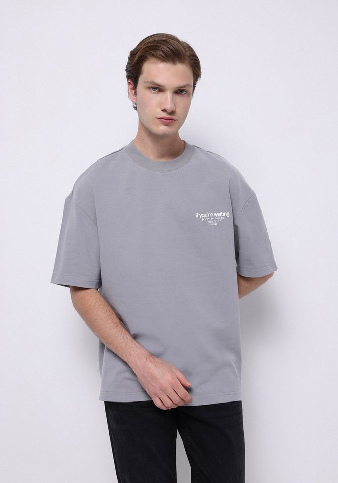 Colins T-Shirt Colins Oversize Fit Rundhalsausschnitt Einfarbiges Herren Kurzarm-T-Sh von Colins