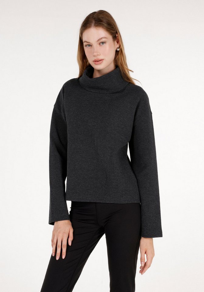 Colins T-Shirt Colins Regular Fit Rollkragen-Langarm-T-Shirt für Damen von Colins