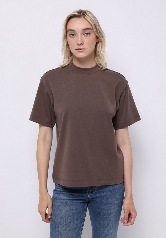 Colins T-Shirt Colins Regular Fit Rundhals Unifarbenes Kurzarm-T-Shirt für Damen von Colins