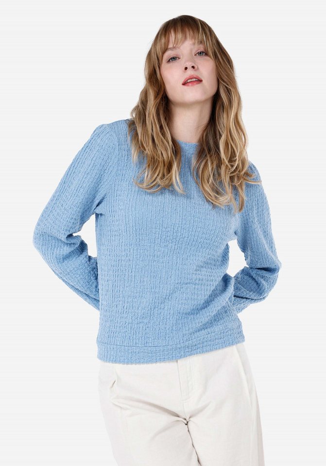 Colins T-Shirt Colins Regular Fit Rundhals Unifarbenes Langarm-T-Shirt für Damen von Colins