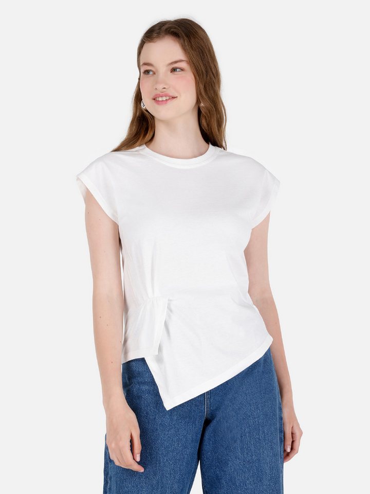 Colins T-Shirt Colins Regular Fit Rundhals Unifarbenes ärmelloses Damen-T-Shirt von Colins
