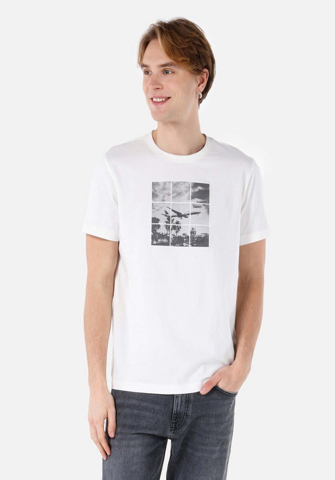Colins T-Shirt Colins Regular Fit Rundhalsausschnitt Einfarbiges Herren Kurzarm-T-Shi von Colins