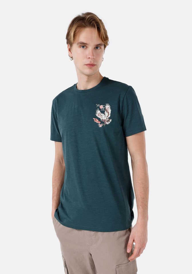 Colins T-Shirt Colins Regular Fit Rundhalsausschnitt Einfarbiges Herren Kurzarm-T-Shi von Colins