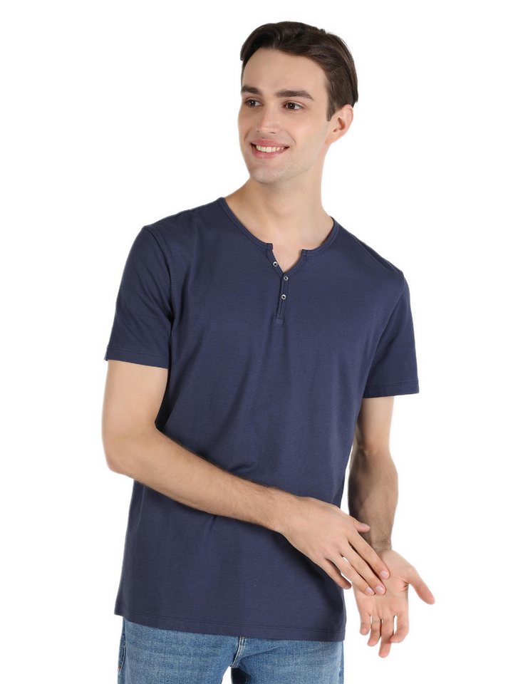 Colins T-Shirt Colins Regular Fit Rundhalsausschnitt Einfarbiges Herren Kurzarm-T-Shi von Colins
