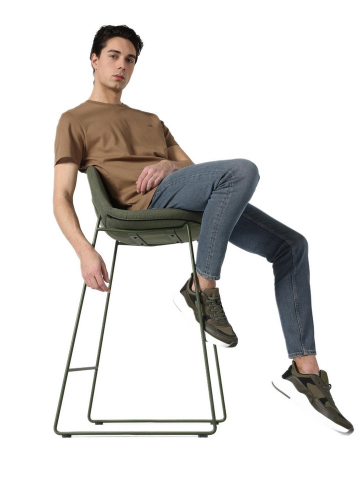 Colins T-Shirt Colins Regular Fit Rundhalsausschnitt Einfarbiges Herren Kurzarm-T-Shi von Colins