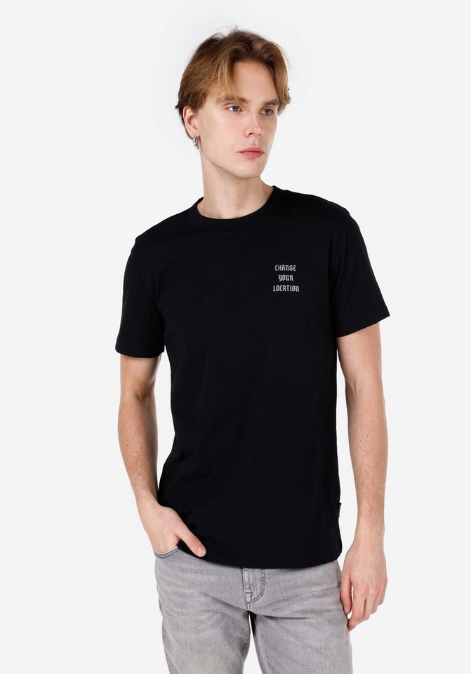Colins T-Shirt Colins Regular Fit Rundhalsausschnitt Einfarbiges Herren Kurzarm-T-Shi von Colins