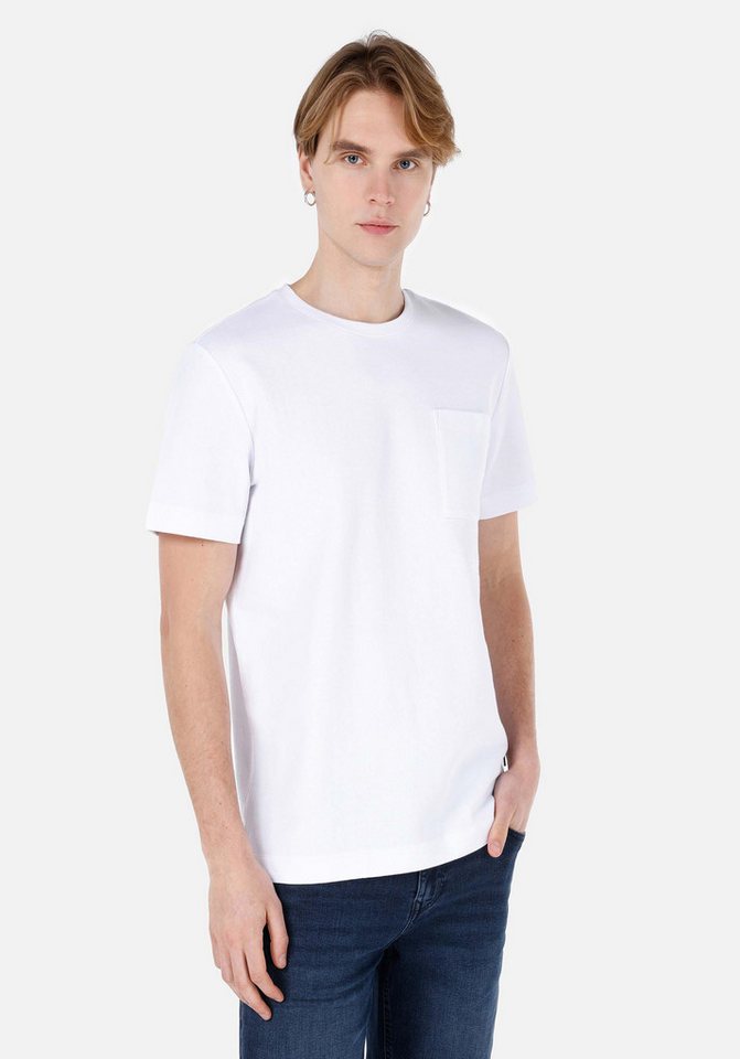 Colins T-Shirt Colins Regular Fit Rundhalsausschnitt Einfarbiges Herren Kurzarm-T-Shi von Colins