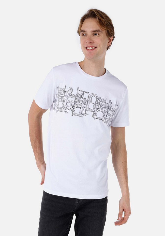 Colins T-Shirt Colins Regular Fit Rundhalsausschnitt Einfarbiges Herren Kurzarm-T-Shi von Colins