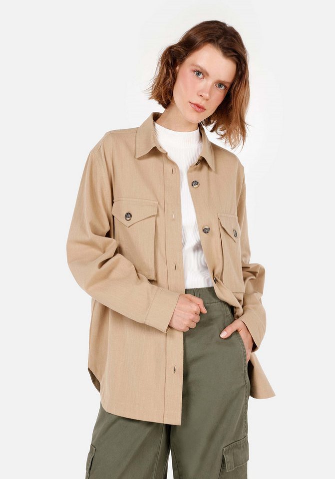 Colins T-Shirt Colins Regular Fit Shirt Neck Damen Langarmshirt von Colins