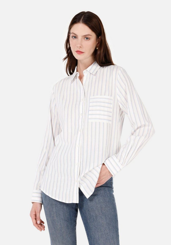 Colins T-Shirt Colins Regular Fit Shirt Neck Damen Langarmshirt von Colins