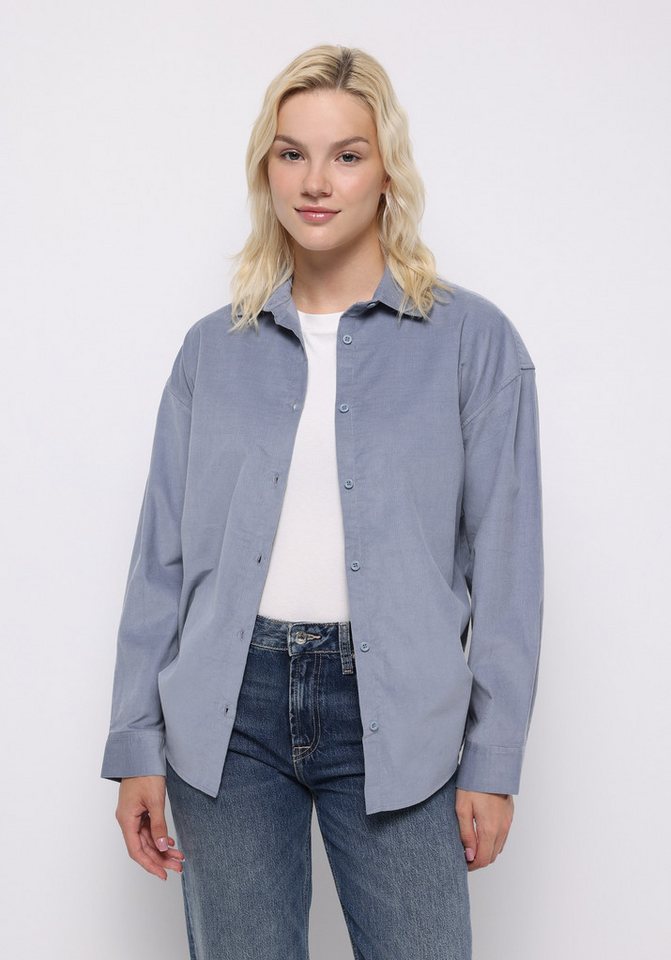 Colins T-Shirt Colins Regular Fit Shirt Neck Plain Damen Grünes Langarmhemd von Colins