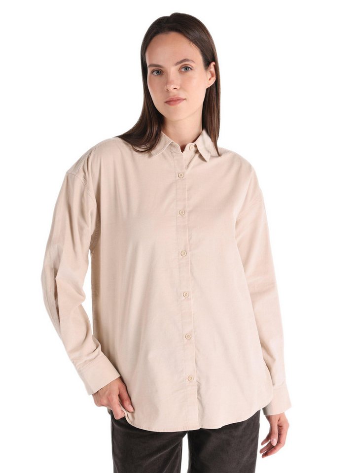 Colins T-Shirt Colins Regular Fit Shirt Neck Unifarbenes Damen Langarmshirt von Colins