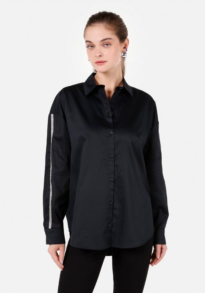 Colins T-Shirt Colins Relax Fit Shirt Neck Damen Langarmshirt von Colins