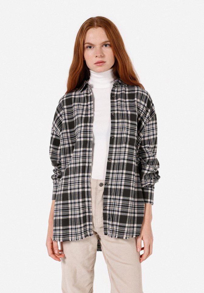 Colins T-Shirt Colins Relaxed Fit Shirt Neck Damen Langarmshirt von Colins