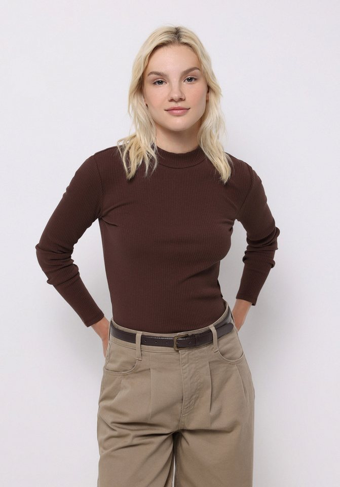 Colins T-Shirt Colins Slim Fit Halbrollkragenpullover Uni Damen T-Shirt von Colins