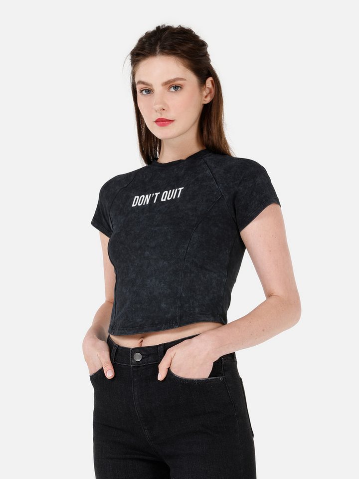 Colins T-Shirt Colins Slim Fit Rundhals bedrucktes Damen-Kurzarm-T-Shirt von Colins