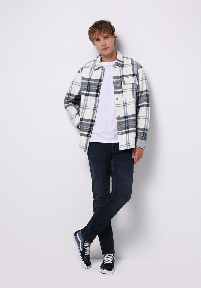 Colins T-Shirt Colins Straight Fit Indigo-Jeans für Herren von Colins